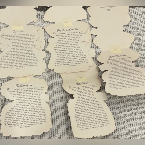 Vintage Hallmark collectible paper doll Cards Lot of 5 Land Of Make Believe - Picture 3 of 9